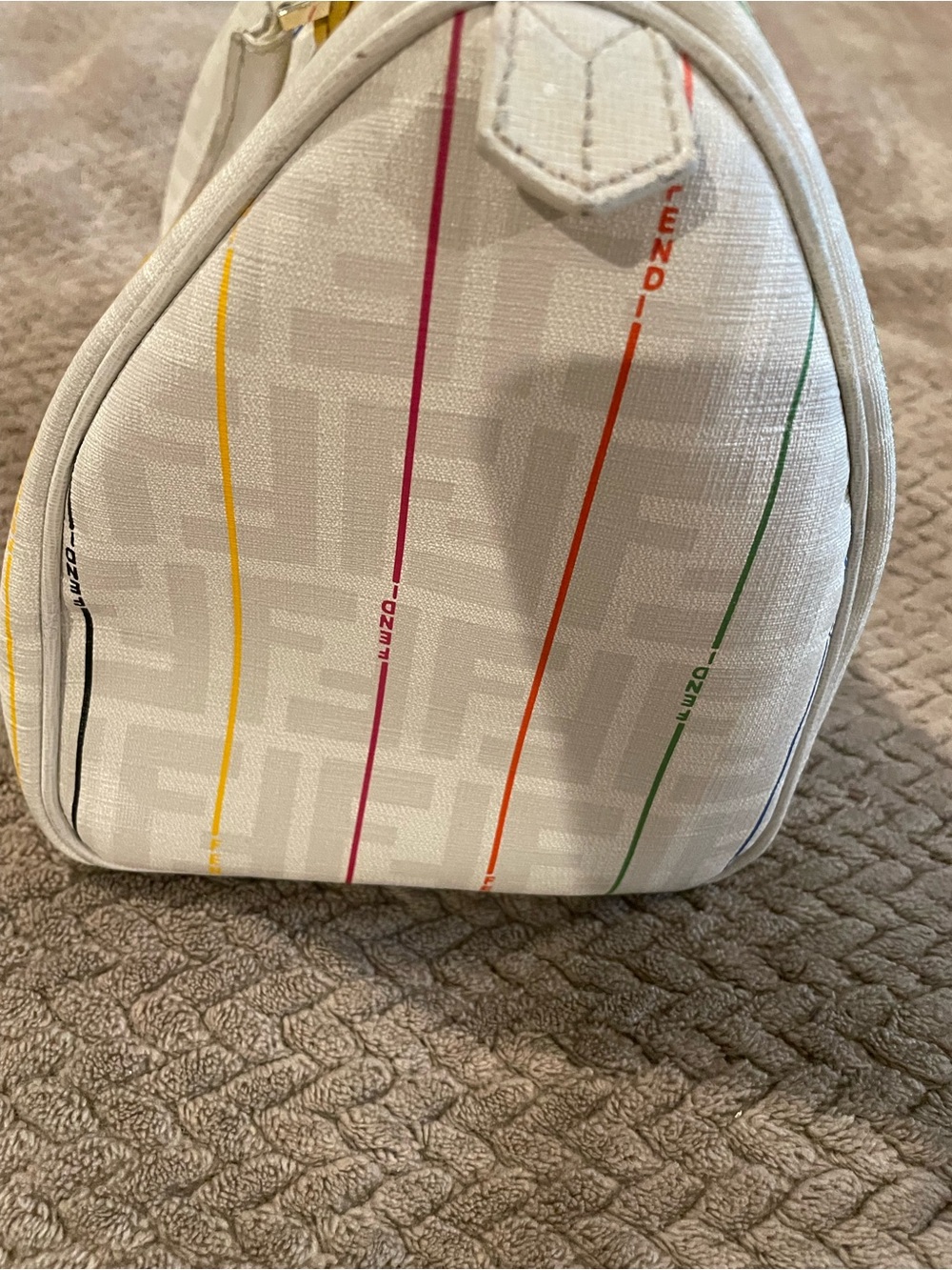 Fendi Zucca Spalmati or Forever Bauletto Boston bag - Picture 8 of 16
